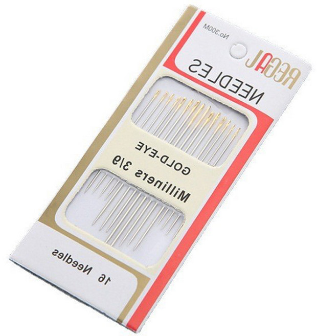 아이코어스 자수 뜨개바늘 16개입, 혼합색상, 1세트