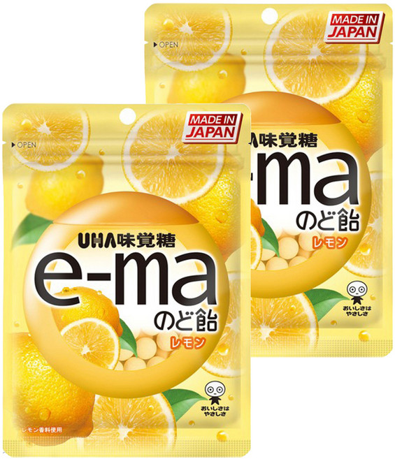 e-ma UHA 味覺糖 檸檬味, 50g, 2包