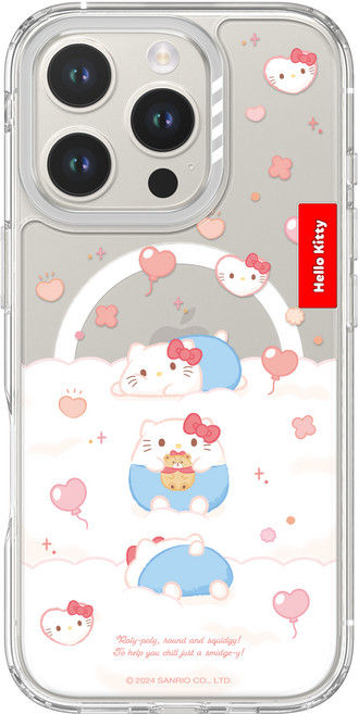 스토리너스 산리오 크리스탈 투명 컬러 맥세이프 디자인 휴대폰 케이스