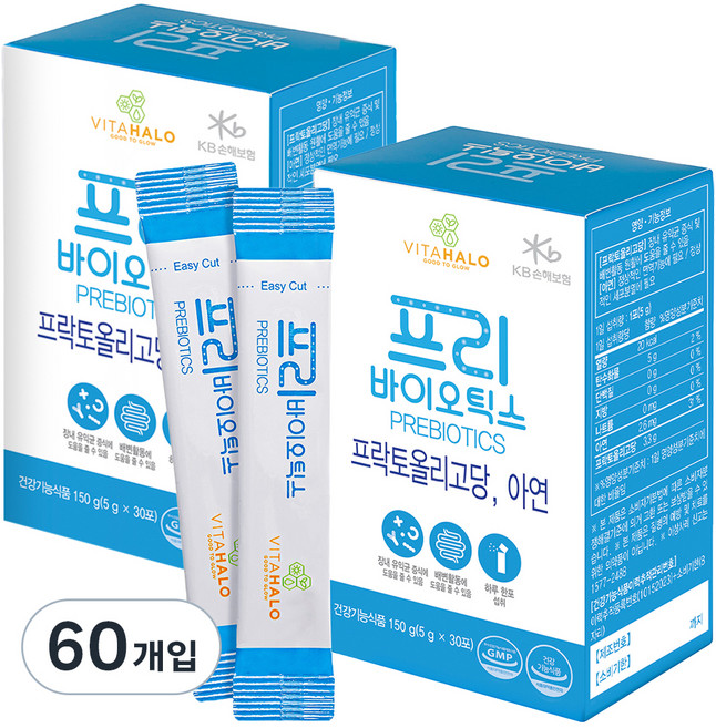 비타할로 프리바이오틱스, 5g, 60개