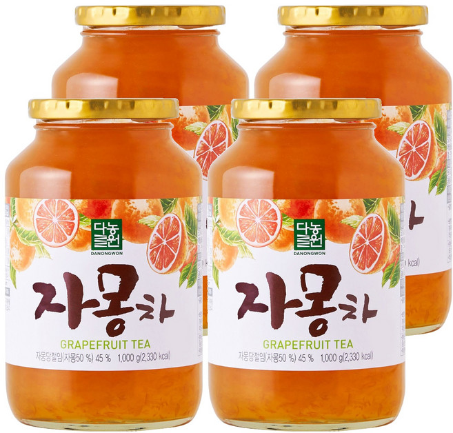 다농원 자몽차, 1kg, 4개