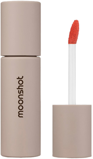 [純素美妝] moonshot Conscious Fit 柔和貼合唇釉, 1個, 3.5g, 07 蜜桃簇