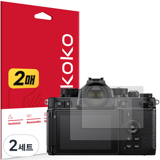 스코코 니콘 Zf 40/2 (SE) KIT 지문방지 저반사 액정보호필름 2p 세트, 2세트