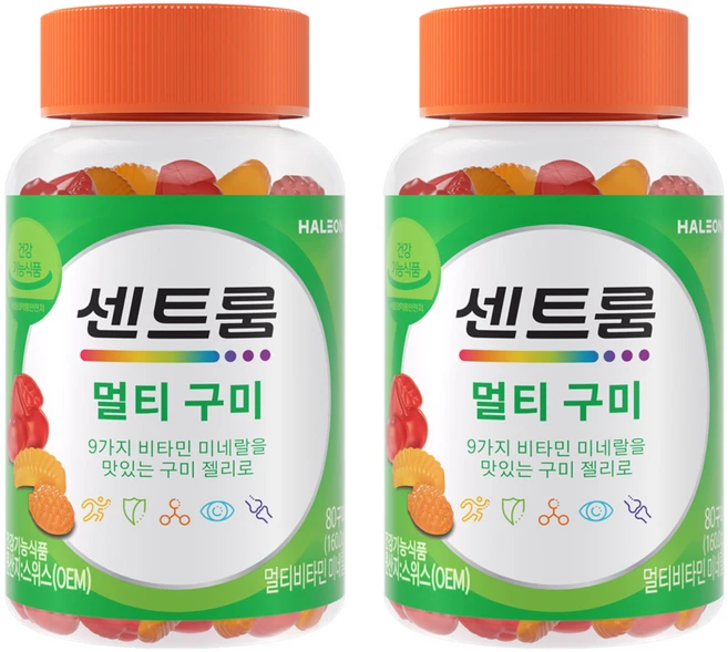센트룸 멀티 구미 비타민, 80정, 2개 - 쿠팡