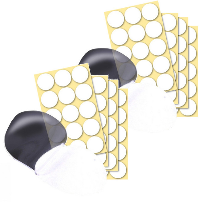 DADA 高黏度圓形雙面膠條 10mm 60入, 透明, 2組