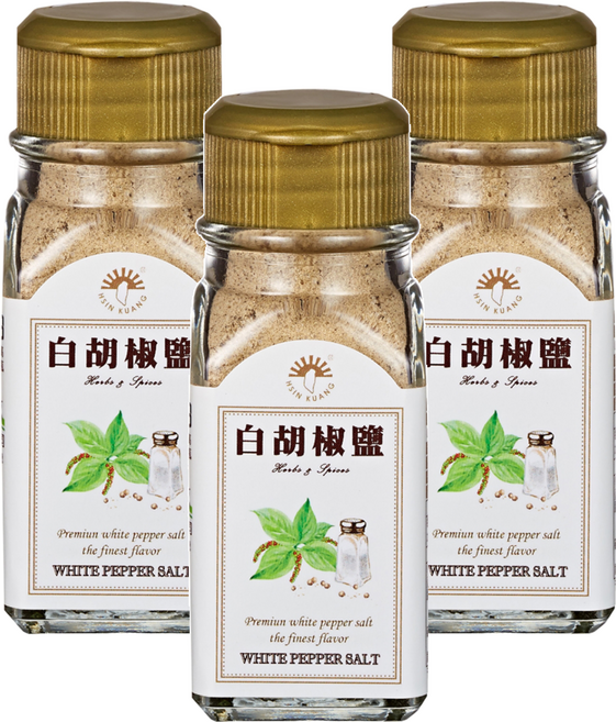 新光洋菜 白胡椒鹽, 55g, 3罐