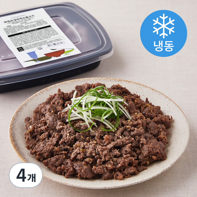 그리팅 과일숙성 바싹 소불고기 (냉동), 300g, 4개