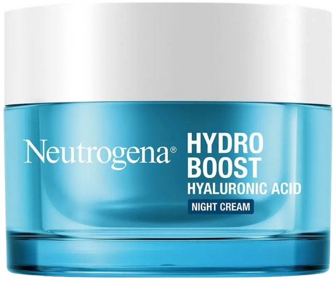 Neutrogena 台灣公司貨 水活保濕晚霜, 50g, 1入, 1罐