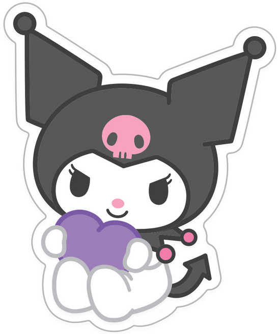 스토리너스 산리오 아크릴 휴대폰 팝톡, 쿠로미 하트, 1개