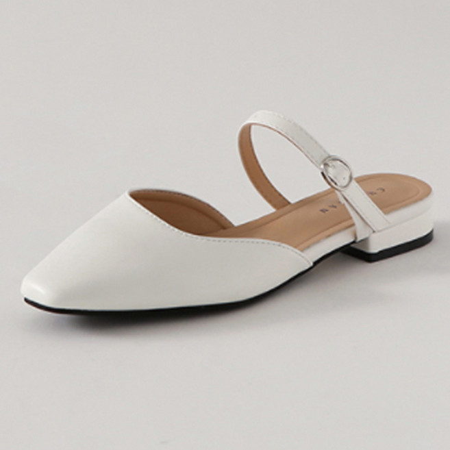 착한구두 여성용 몬테즈 플랫 스트랩 뮬 MLLTS1d087