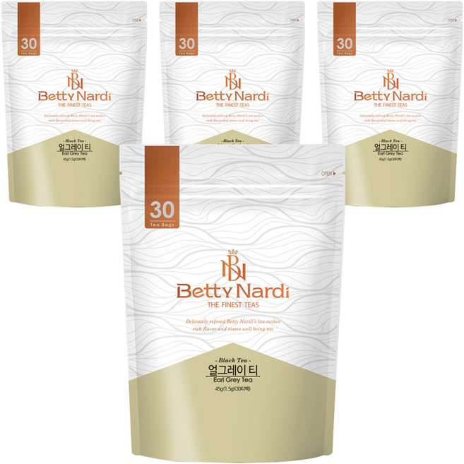 베티나르디 얼그레이티, 1.5g, 30개입, 4개