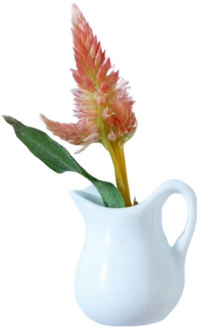 마샤투 도자기 미니 꽃병 마그넷, 백자