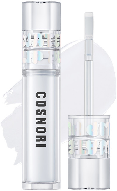 COSNORI Water Full亮澤滋潤唇釉, 3.5g, Strong 01 Clear, 1支