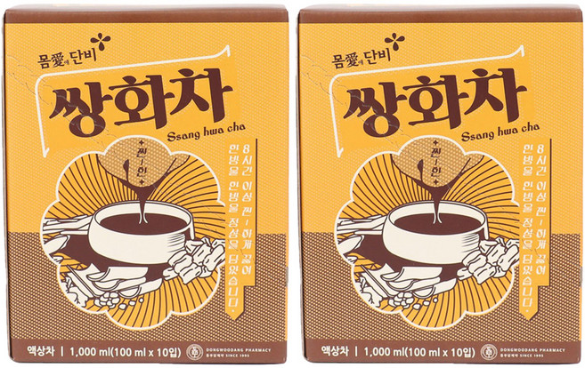 동우당 몸애단비 쌍화차, 100ml, 10개입, 2개