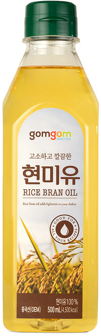 곰곰 현미유, 1개, 500ml