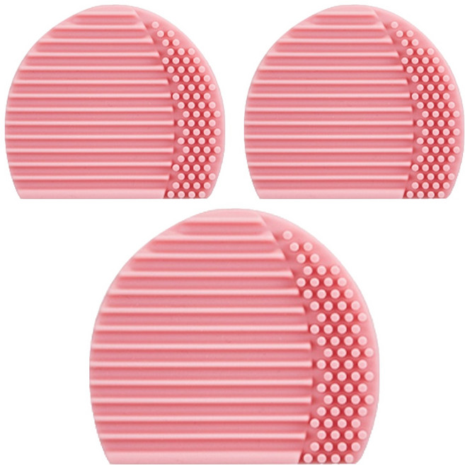 어퓨 뽀드득 브러쉬 빨래판, 핑크, 3개