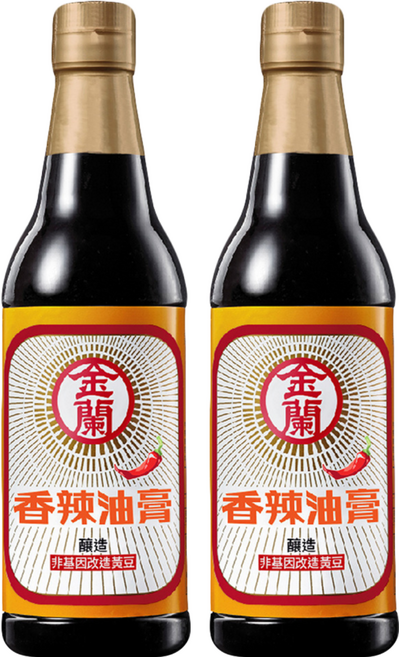 KIMLAN 金蘭 香辣油膏, 590ml, 2瓶