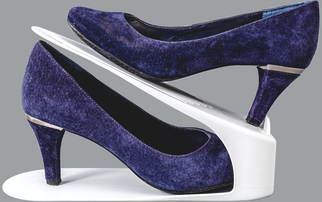 아이홈리빙 라인 슈즈랙 신발정리대, 화이트, 20개