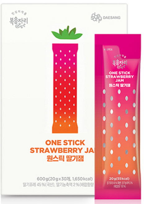 복음자리 원스틱 딸기잼 30p, 1개, 600g