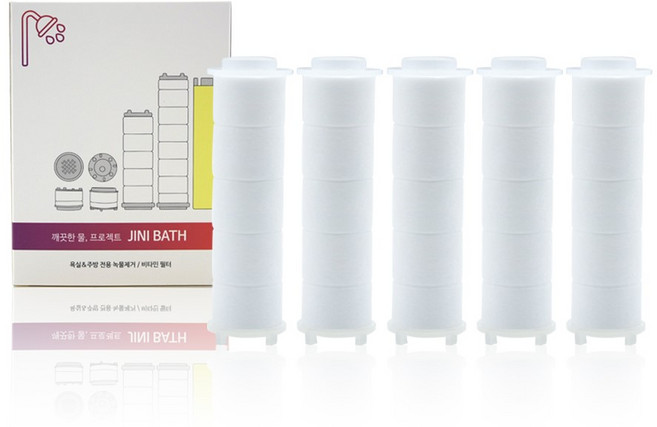 지니바스 위너 녹물 제거필터, 5개