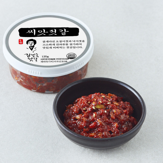 동광 김정숙 젓갈 씨앗젓갈, 120g, 1개