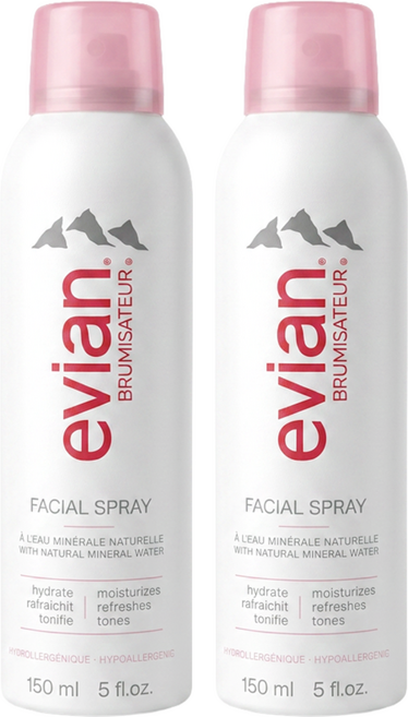 evian 依雲 天然礦泉保濕噴霧, 2瓶, 150ml