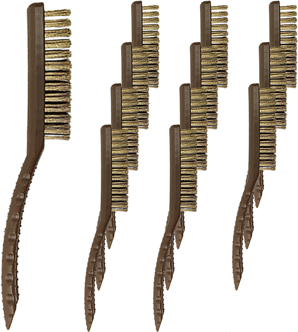 월드크린 롱 손잡이 철 브러쉬, 랜덤 발송, 12개