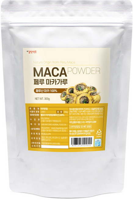 갑당약초 페루 마카가루, 1개, 300g