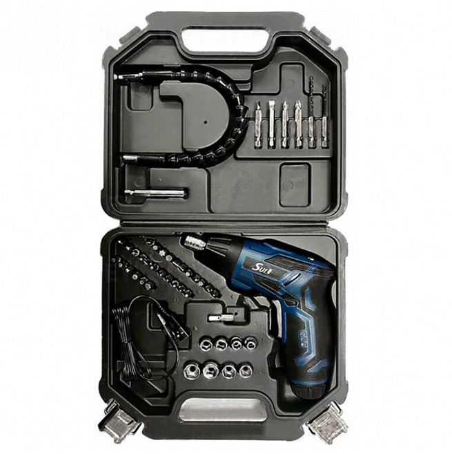 SULi 速力工具 4.2V鋰電起子機 Set 45件, 1組