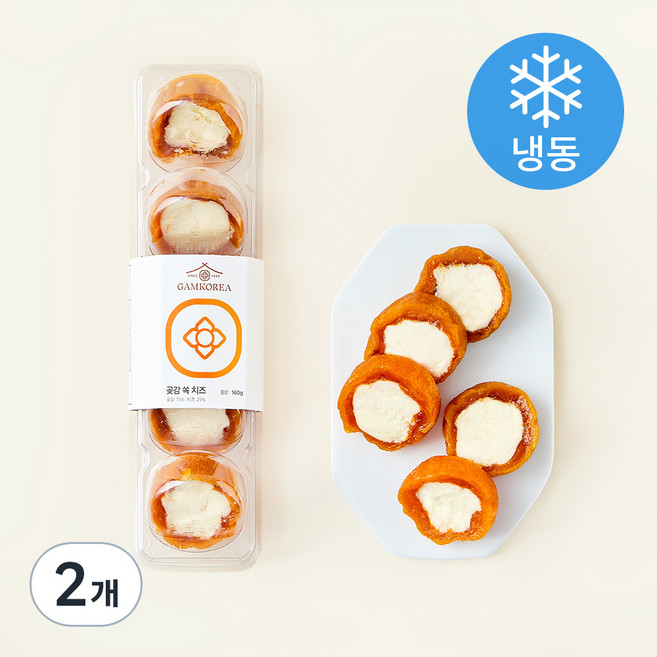 감코리아 곶감 쏙 치즈 5입 (냉동), 160g, 2개