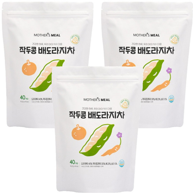 마더스밀 작두콩 배도라지차, 1g, 40개입, 3개