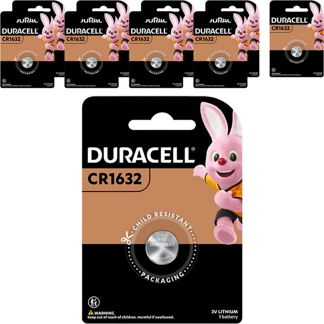 듀라셀 리튬 코인 건전지 CR1632, 1개입, 10개
