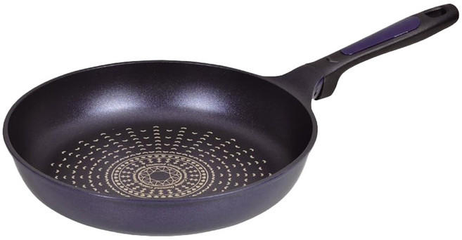 PEARL LIFE 珍珠金屬 鑽石塗層 深型輕量煎鍋 IH適用 快速烹飪 HB-6749, 28cm, 1個