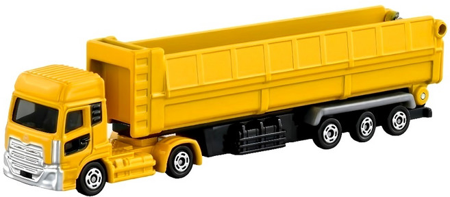 TOMICA 多美小汽車 UD TRUCKS 掛式拖車, 掛式拖車 黃色, 1台