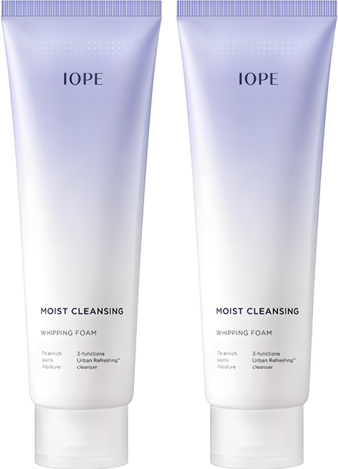 아이오페 모이스트 클렌징 휘핑 폼, 180ml, 2개