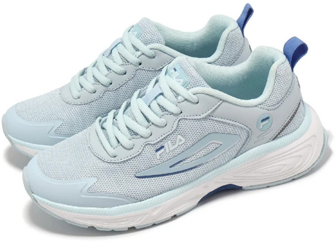 FILA 斐樂 Falcon 休閒運動鞋 輕盈透氣 簡約百搭 淡藍色系