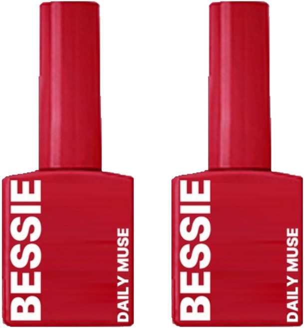 BESSIE 彩色凝膠, R03 經典紅, 11ml, 2個