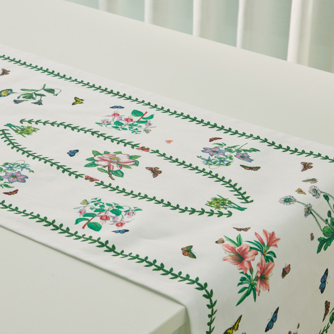 포트메리온 보타닉가든 테이블러너, 혼합색상, 180 x 35 cm, 1개