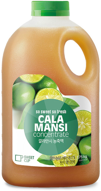 스위트컵 깔라만시 농축액 음료 베이스, 1.75kg, 1개
