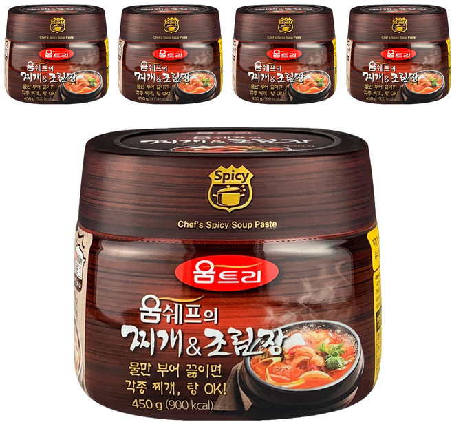 WOOMTREE Um主廚的燉鍋&燉煮醬, 450g, 5個