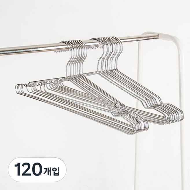 마켓플랜 스텐 옷걸이, 120개