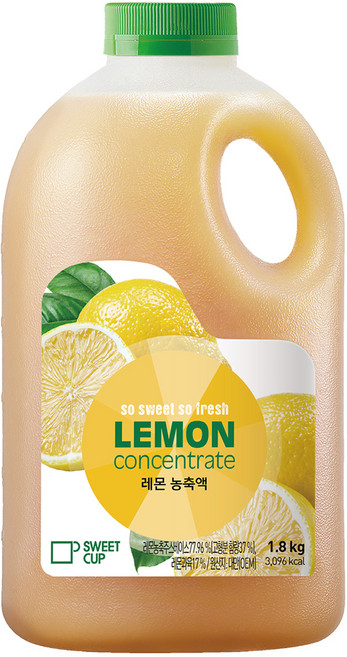 스위트컵 레몬 농축액, 1.8kg, 1개