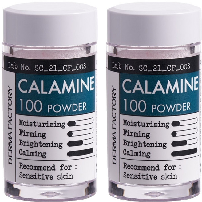 더마팩토리 칼라민 100 파우더, 6g, 2개