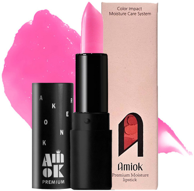 아미옥 프리미엄 립스틱, 1개, 142패션핑크