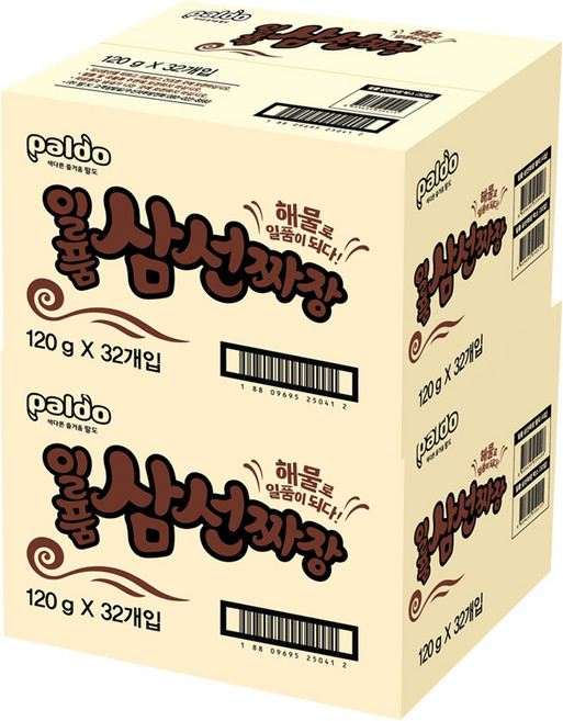 팔도일품 삼선짜장 120g, 64개