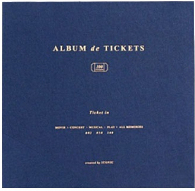 ICONIC Ticket In v4 票券收藏冊, 海軍藍, 50張, 1本