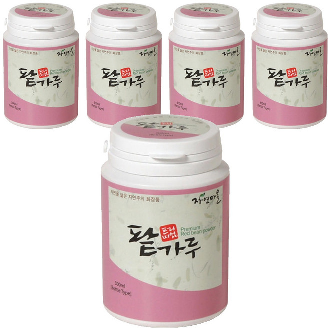 Jayeonmaeul 프리미엄 팥가루 워시오프 팩, 1개입, 5개