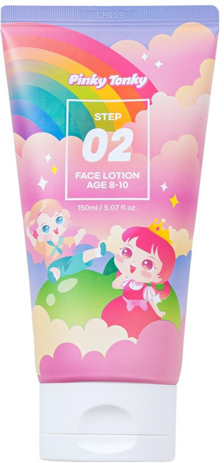 핑키통키 페이스 로션 2단계 8-10세용, 150ml, 1개