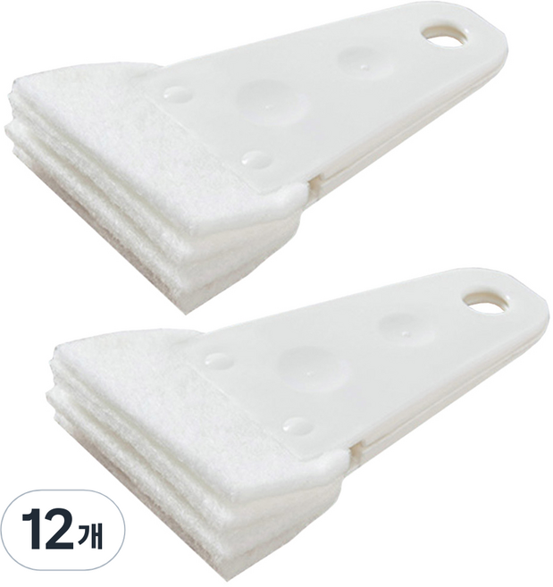 모나코올리브 선풍기망 청소솔, 화이트, 12개