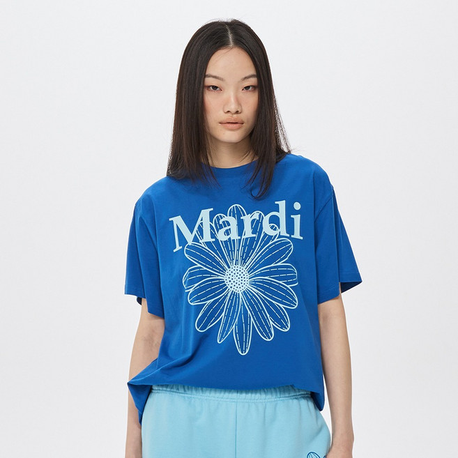 Mardi Mercredi 女款花卉Mardi棉質T恤